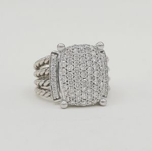 David Yurman Diamond Wheaton Ring size 5